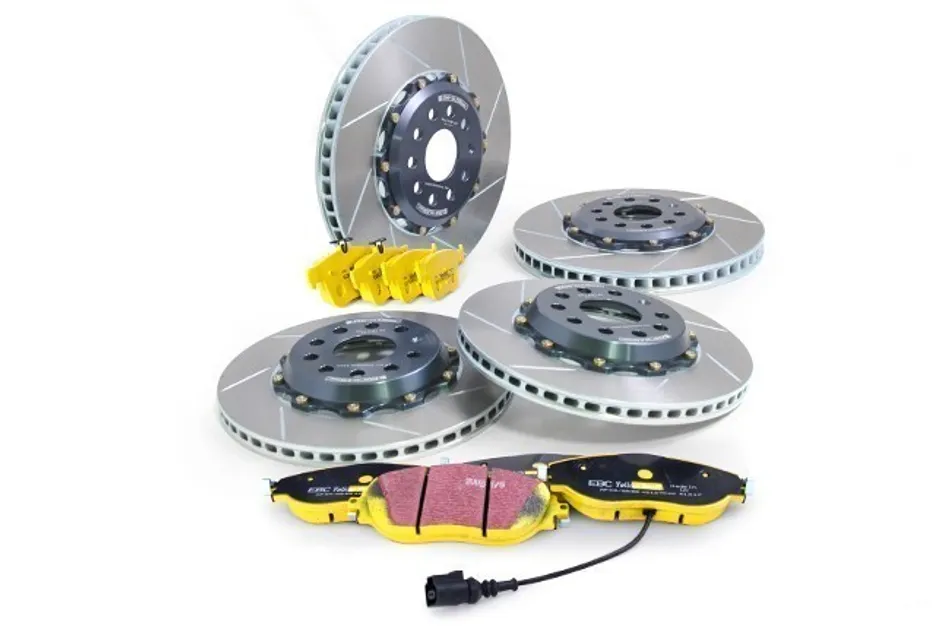 Girodisc Front Rear Slotted Pc Rotor Kit W Ebc Yellow Stuff Pads