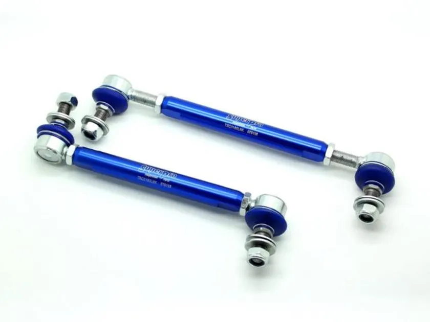 SuperPro Sway Bar End Link Kit - Adjustable