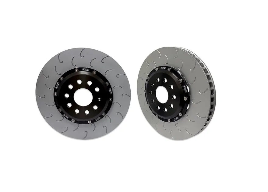 034 2-Piece Floating Front Brake Rotors Upgrade Kit For Audi S3 & VW MK7 GTI/R