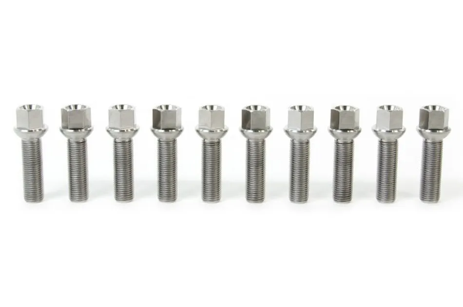 USP Titanium Ball Seat Wheel Bolt (Set of 10) - 45mm
