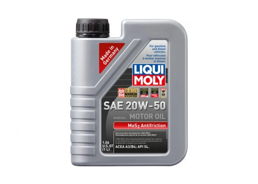 Liqui Moly MoS2 Antifriction Motoroil SAE 20W-50 - 1 Liter