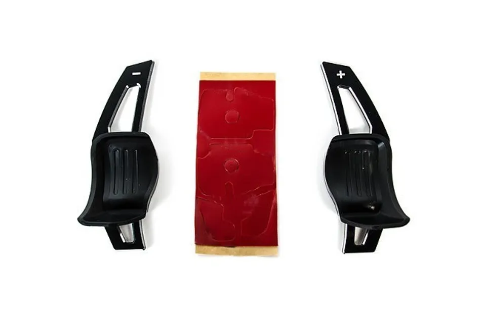 USP Black Aluminum DSG Paddle Extensions For Volkswagen Vehicles