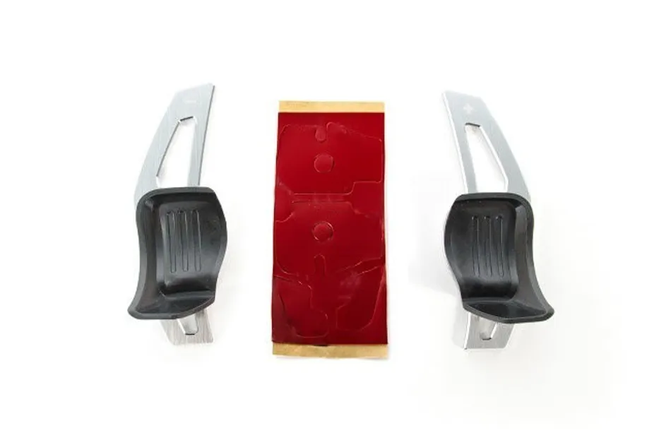 USP Silver Aluminum DSG Paddle Extensions For Volkswagen Vehicles