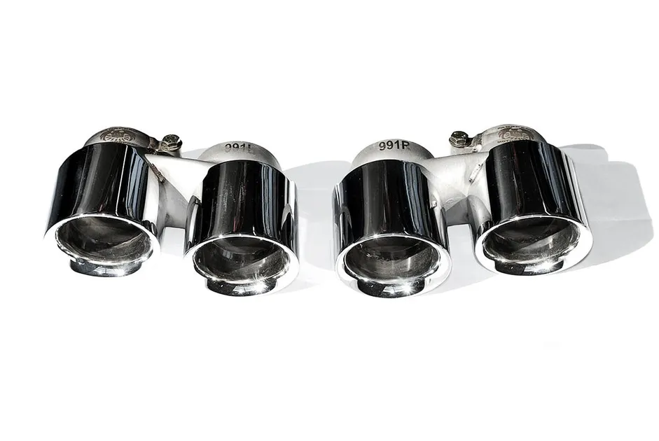 Fabspeed Deluxe Quad-Style Tips (PSE) For Porsche 991 Carrera