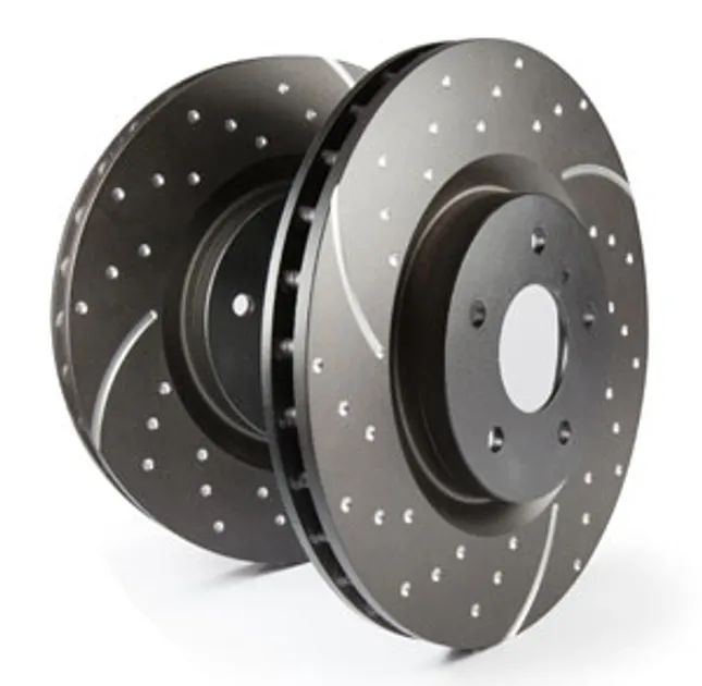 EBC Front GD Sport Slotted and Dimpled Rotor - 12.3" For 14+ Audi A3 1.8T