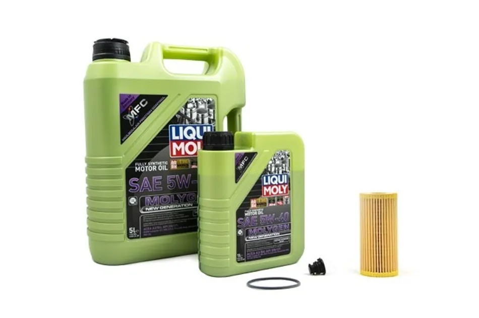 Liqui Moly Molygen 5W/40 Oil Service Kit For Audi B9 A4