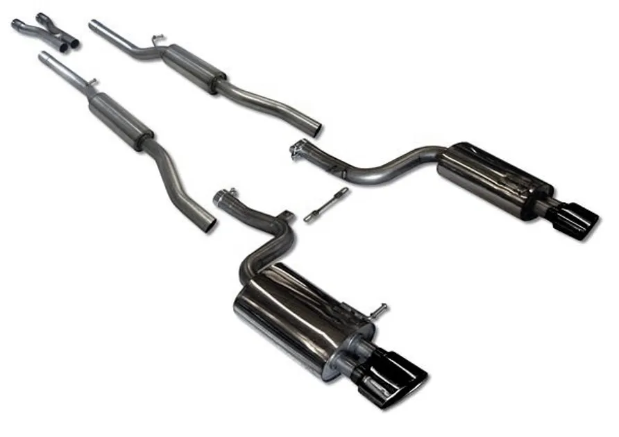 Milltek Non-Resonated Catback Exhaust (Black Tips) For Audi RS4