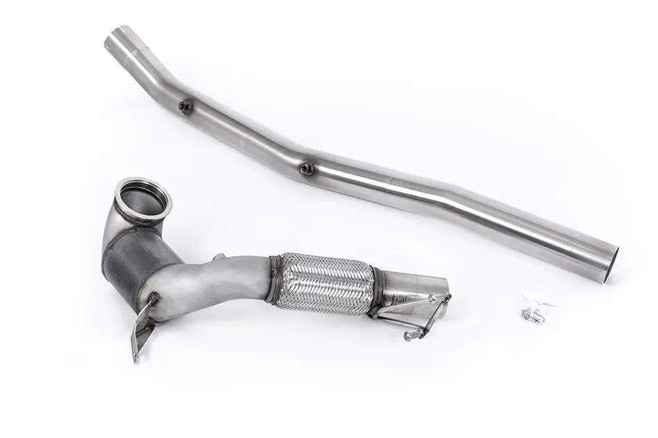 Milltek Large Bore Downpipe Hi-Flow Sports Cat For VW MK8 Golf R (Milltek Cat-Back)