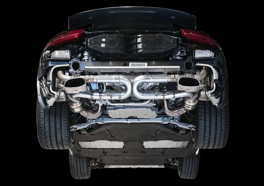 AWE Tuning Carrera Performance Exhaust - Chrome Silver Tips For 991