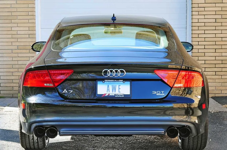 Audi a7 store exhaust