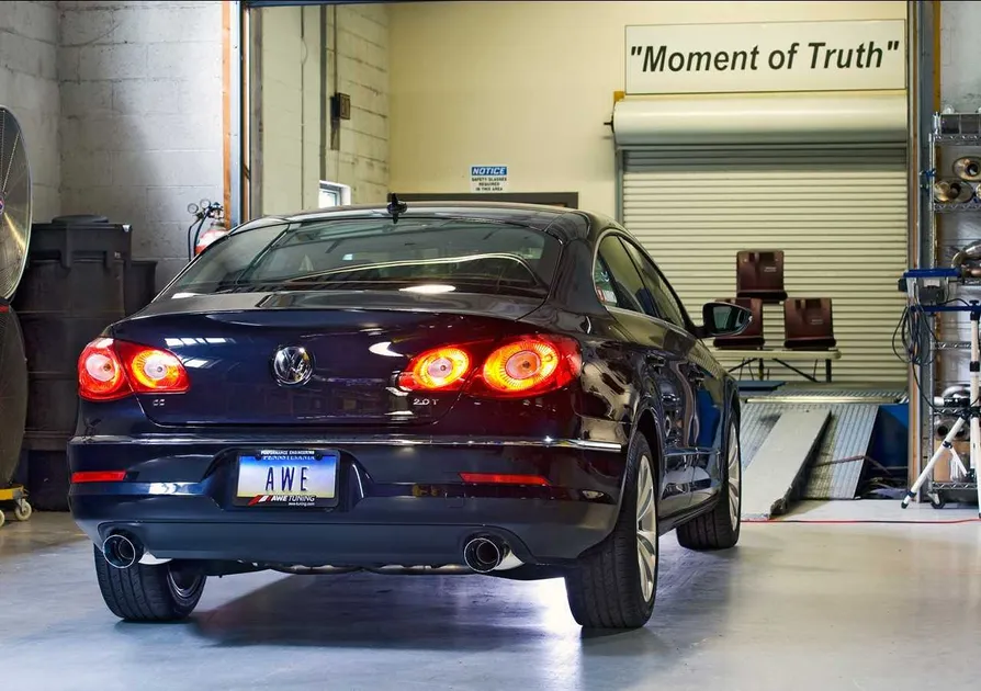 AWE Tuning VW CC Touring Edition Exhaust Dual Outlet with
