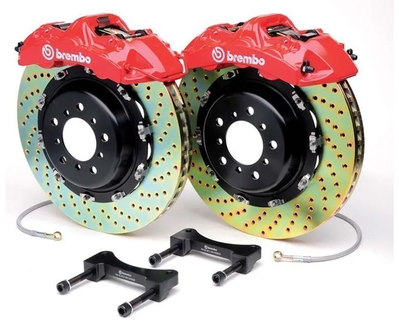 Brembo GT Cross Drilled Big Brake Kit 328x28mm (12.9") For MK5/MK6 - Black
