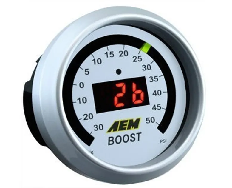 AEM Boost Gauge (50psi) 304408 75001030 USP Motorsport