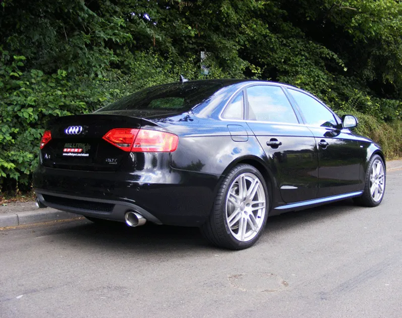Milltek Dual Outlet Catback Exhaust Automatic For Audi B8 A4 2.0T