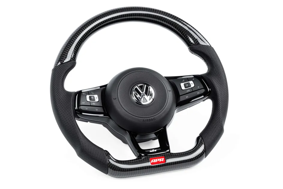 APR Steering Wheel - Carbon Fiber & Perforated Leather - MK7 Golf R ...