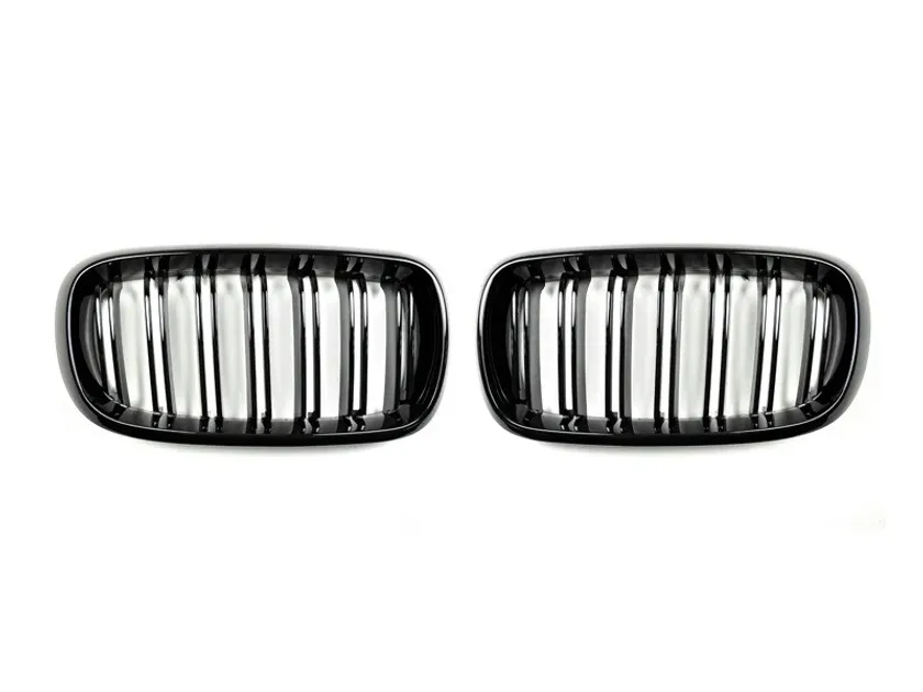 AutoTecknic Dual-Slats Glazing Black Front Grill Set For F1X BMW X5/X6 / F8X X5M/X6M