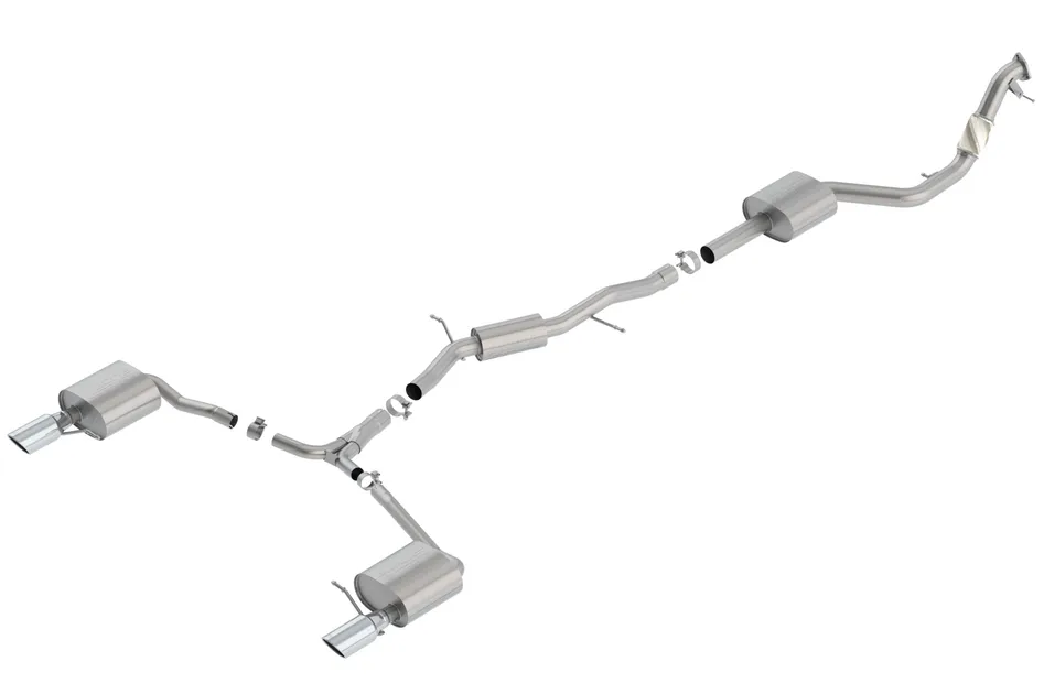 Borla S-Type Catback Exhaust For B8 Audi A4 Quattro Avant/Allroad 2.0T i4 AWD 4DR