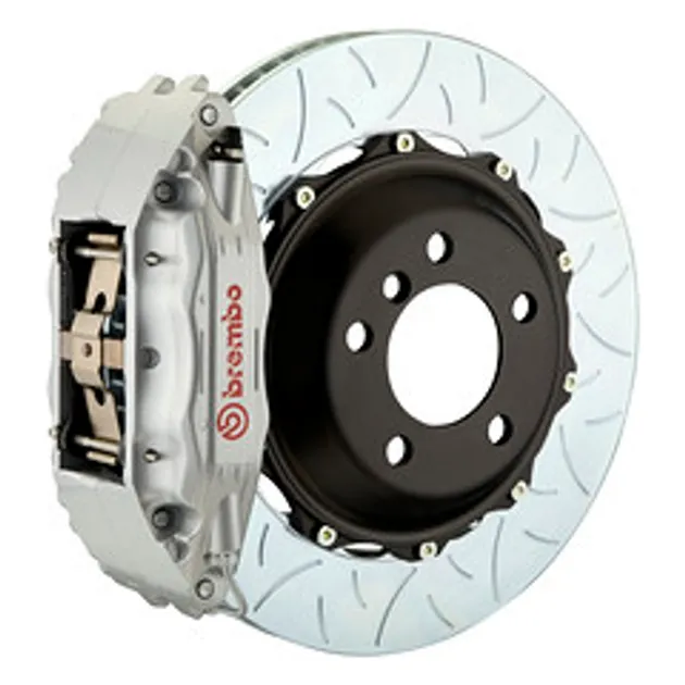 Brembo BMW Frnt GT BBK 4Pist Cast 2PC 355x32 2PC Rtr Slotted Type3-Silver- 1B3.8009A3
