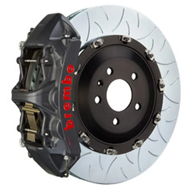 Brembo BMW Frnt GTS BBK 6Pist Cast 405x34 2PC Rotor Slotted Type3-BLK HA - 1N3.9516AS