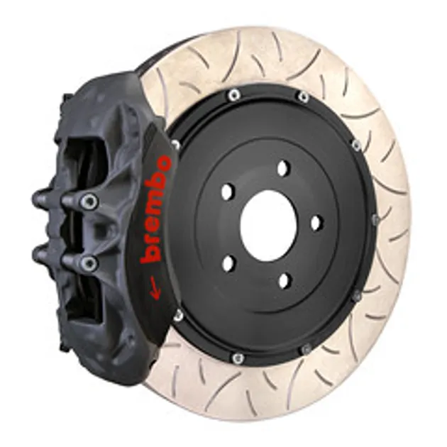 Brembo BMW Frnt Race BBK 6Pist Forged 2PC380x35x53a 2PC Rotor T3-Black Hard-3K3.9072A