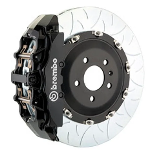 Brembo BMW Front GT BBK 8 Pist Cast 380x34 2PC Rotor Slotted Type3-Black-1G3.9007A1