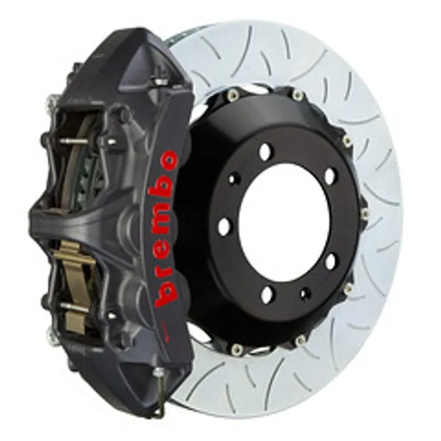 Brembo BMW Frnt GTS BBK 6Pist Cast 380x32 2PC Rotor Slotted Type3-BLK HA - 1M3.9033AS