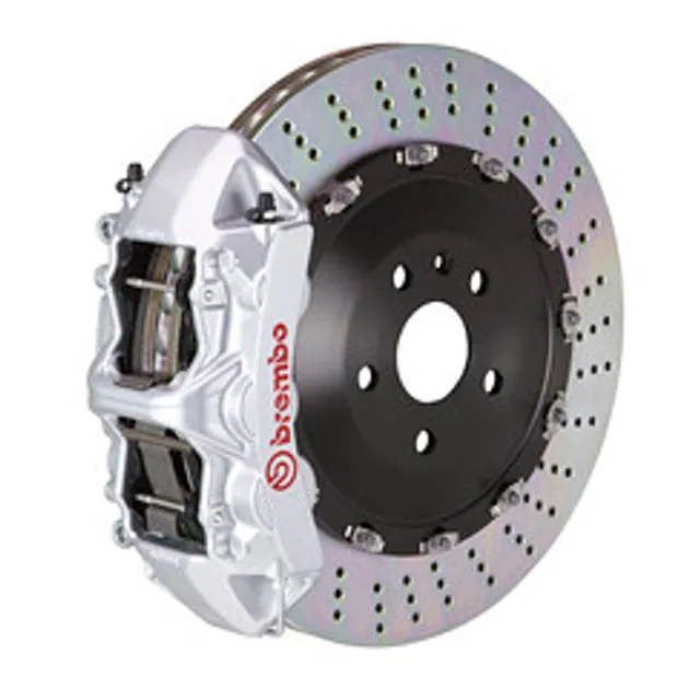 Brembo BMW Front GT BBK 6 Piston Cast 405x34 2PC Rotor Drl- Silver - 1N1.9551A3