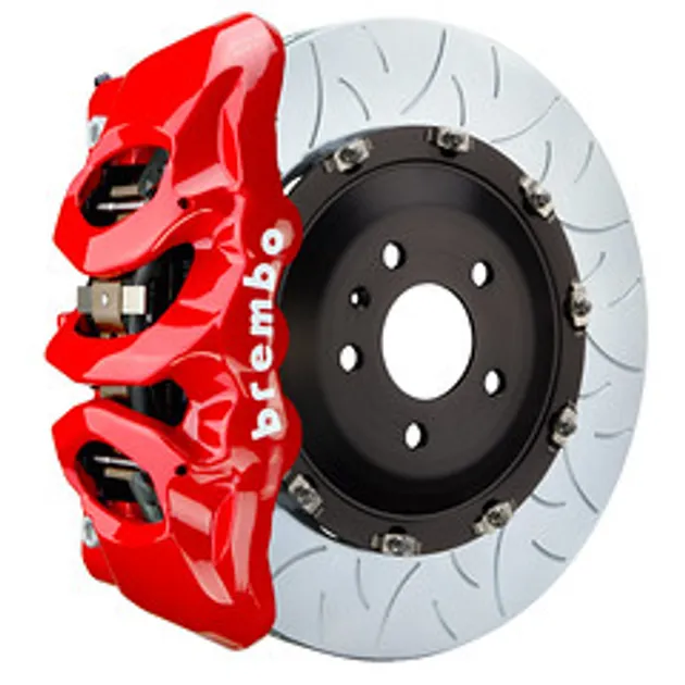 Brembo BMW Front GT BBK 6 Pist Cast 380x34 2PC Rotor Slotted Type-3-Red-1T3.9022A2