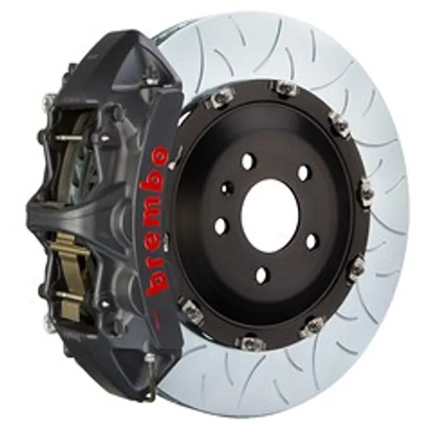 Brembo Mercedes Front GTS BBK 6Pis Cast 380x34 2pc Rtr Slot Type3-Black HA - 1N3.9075