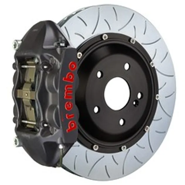 Brembo Mercedes Rr GTS BBK 4 Piston Cast 380x28 2pc Rtr Slot Type3-Black HA-2P3.9006A