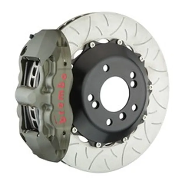 Brembo Porsche Rear Race BBK 4 Piston Forged332x32x54a 2pc Rtr T3-Clear HA - 4K3.7003