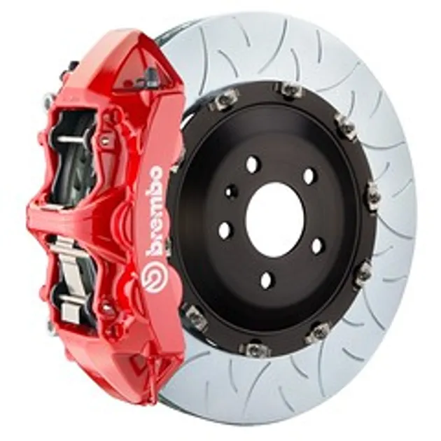 Brembo BMW Front GT BBK 6Pist Cast 380x34 2pc Slot TY3 - Red - 1N3.9088A2