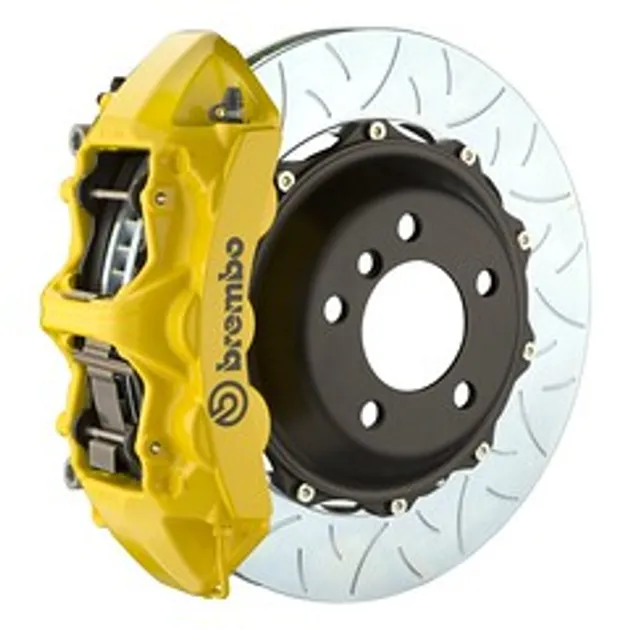 Brembo Porsche Front GT BBK 6Pis Cast 380x32 2pc Rtr Slot Type3-Yellow - 1M3.9040A5