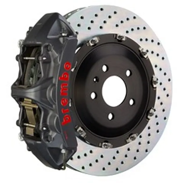 Brembo Mercedes Front GTS BBK 6Pis Cast 380x34 2pc Rtr Drilled-Black HA - 1N1.9075AS