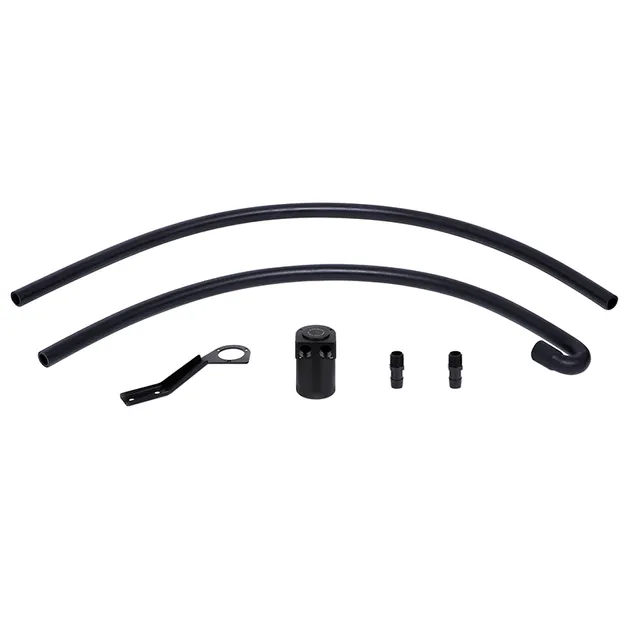 Mishimoto Baffled Oil Catch Can Kit For 07-10 BMW N54 - Black (CCV Side)