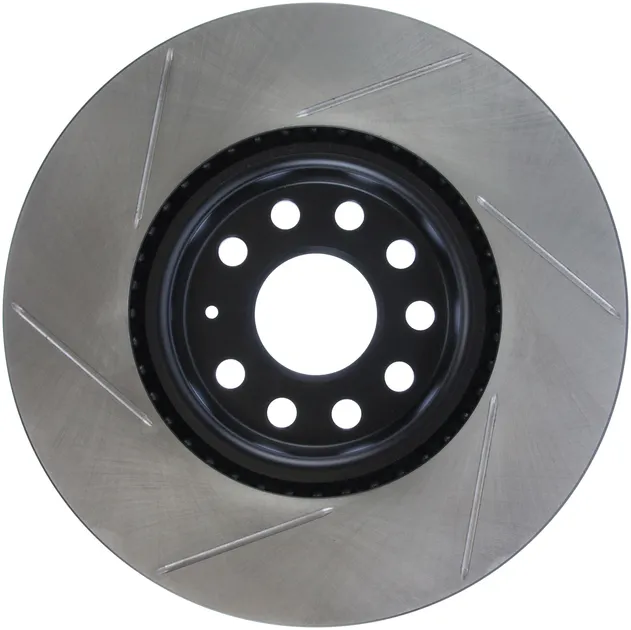 StopTech Power Slot Left Front Slotted Rotor For VW/Audi - 126.33098SL