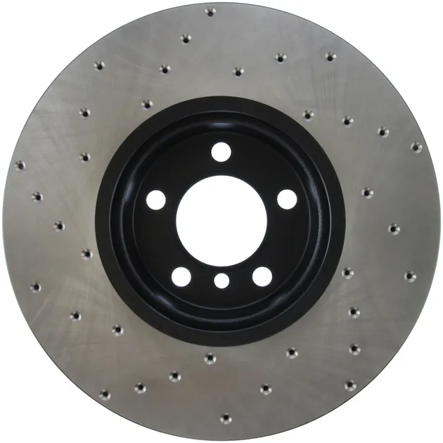 StopTech Front Left Drilled Rotor For BMW - 128.34140L