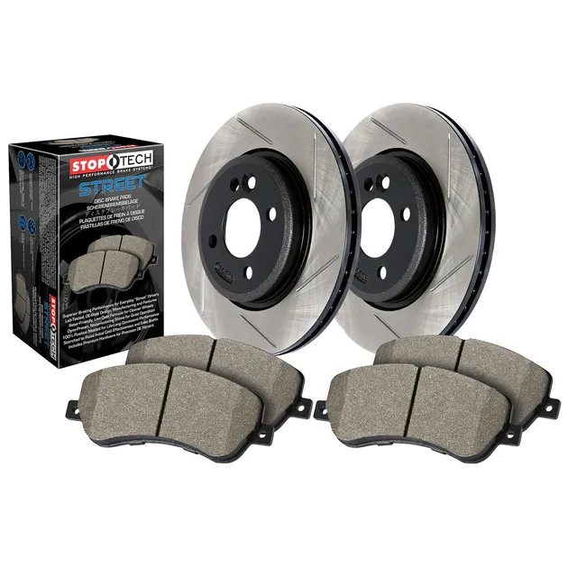 StopTech Rear Slotted Street Axle Pack For BMW - 937.34569