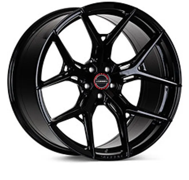 Vossen HF-5 19x9.5 - 5x112 - Et35 - Deep - 66.5- Gloss Black