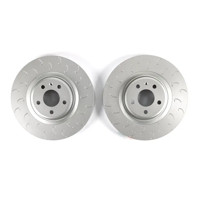 034 1-Piece Front Brake Rotor Upgrade Kit For Audi B8/B8.5 S4/S5/Q5 3.0T