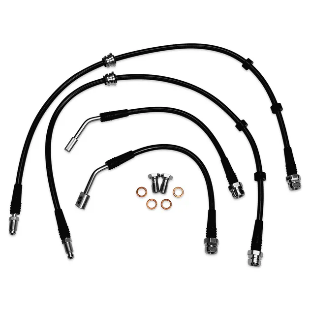 EBC BLA7523-4L EBC 06-13 Audi A3 2.0T (w/Threaded Line Ends) Stainless Steel Brake Line Kit