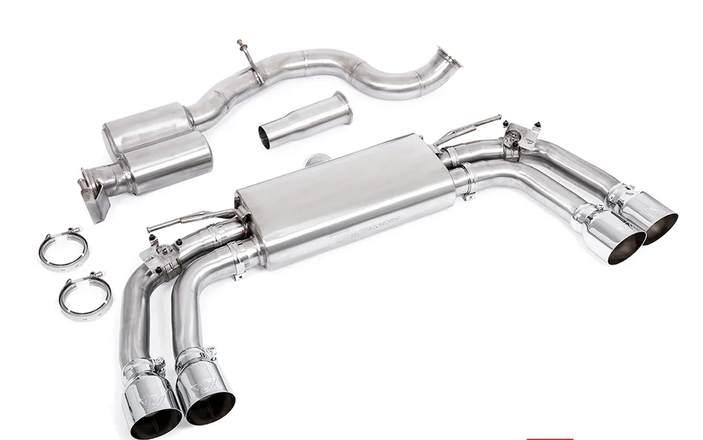 Unitronic Catback Exhaust System For 8Y Audi S3 - Round Chrome Tips ...