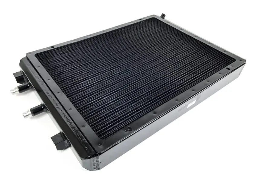 CSF Front Mount Heat Exchanger w/Rock Guard - Black For 2014+ BMW M3/M4 (F8X)