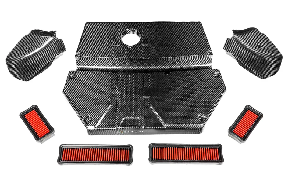 Eventuri BMW F97/F98 Carbon Air Box Lid w/ Replacement Filters and Carbon Scoops