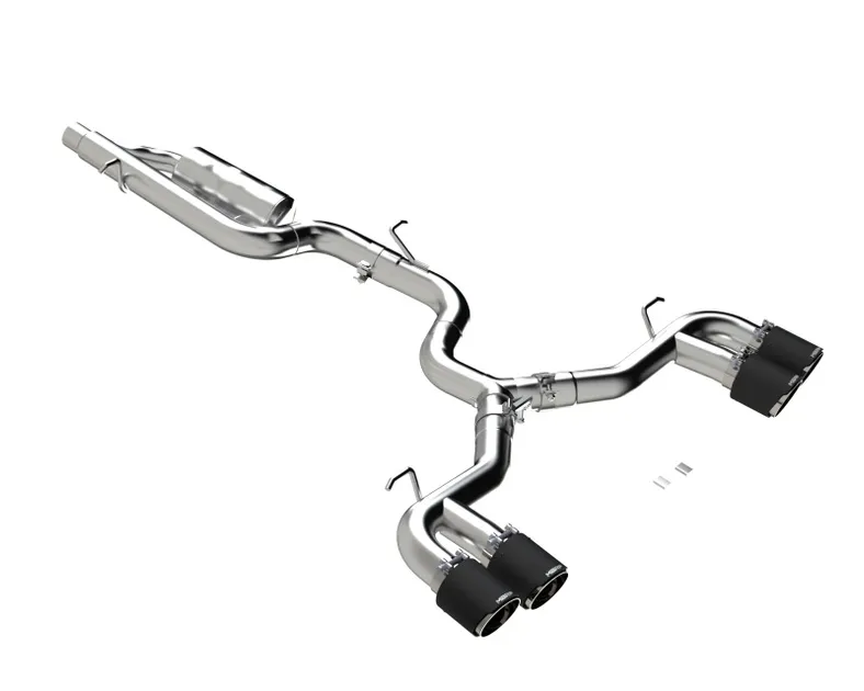 MBRP CatBack Quad Split Rear Exhaust For VW Golf MK8 R Carbon Fiber Tips S46123CF