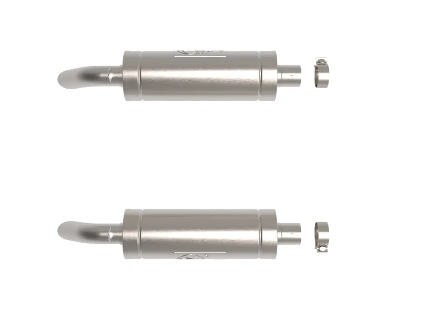 aFe Vulcan Series 2-1/2 IN 304 SS Cat-Back Exhaust System For Mercedes - 49-36501