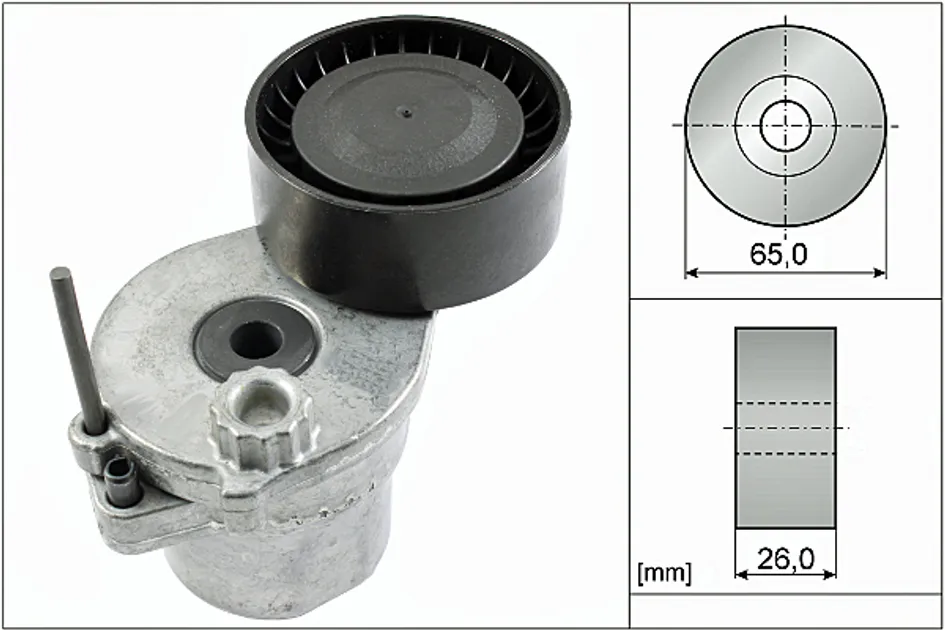 INA Accessory Drive Belt Tensioner Assembly - 2742001270