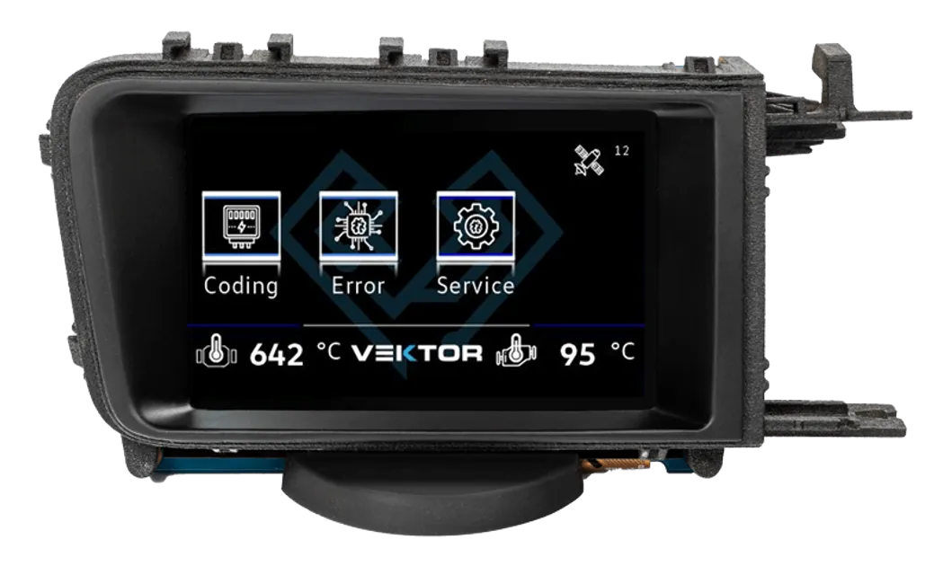 Vektor Technik Digital Data Display Gauge For VW MK7 GTI & Golf R (Antenna)