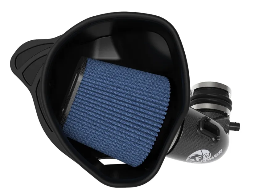 aFe Track Series Carbon Fiber Intake System w/ Pro 5R Filter For BMW - 57-10017R