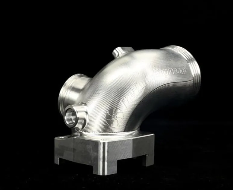 TTE Billet Throttle Elbow For Audi RS3/TTRS DNWA/C - OEM Valve/Raw Finish